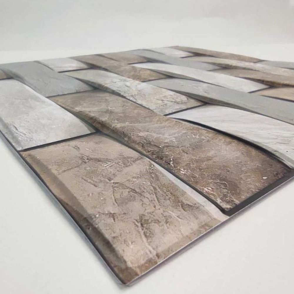 Декоративна ПВХ плитка на самоклейці, квадрат, 300х300х5мм (СПП-600)