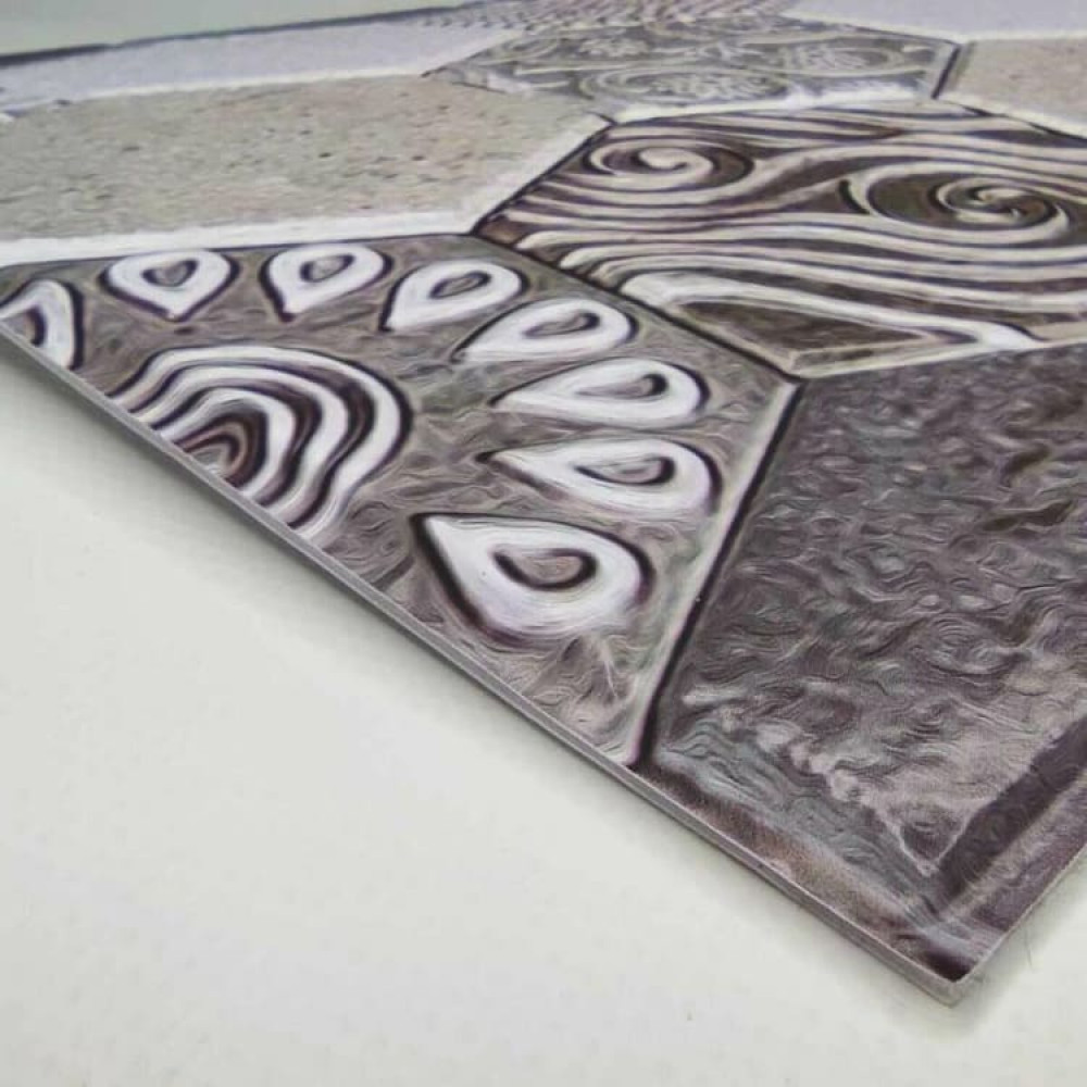 Декоративна ПВХ плитка на самоклейці, квадрат, 300х300х5мм (СПП-603)