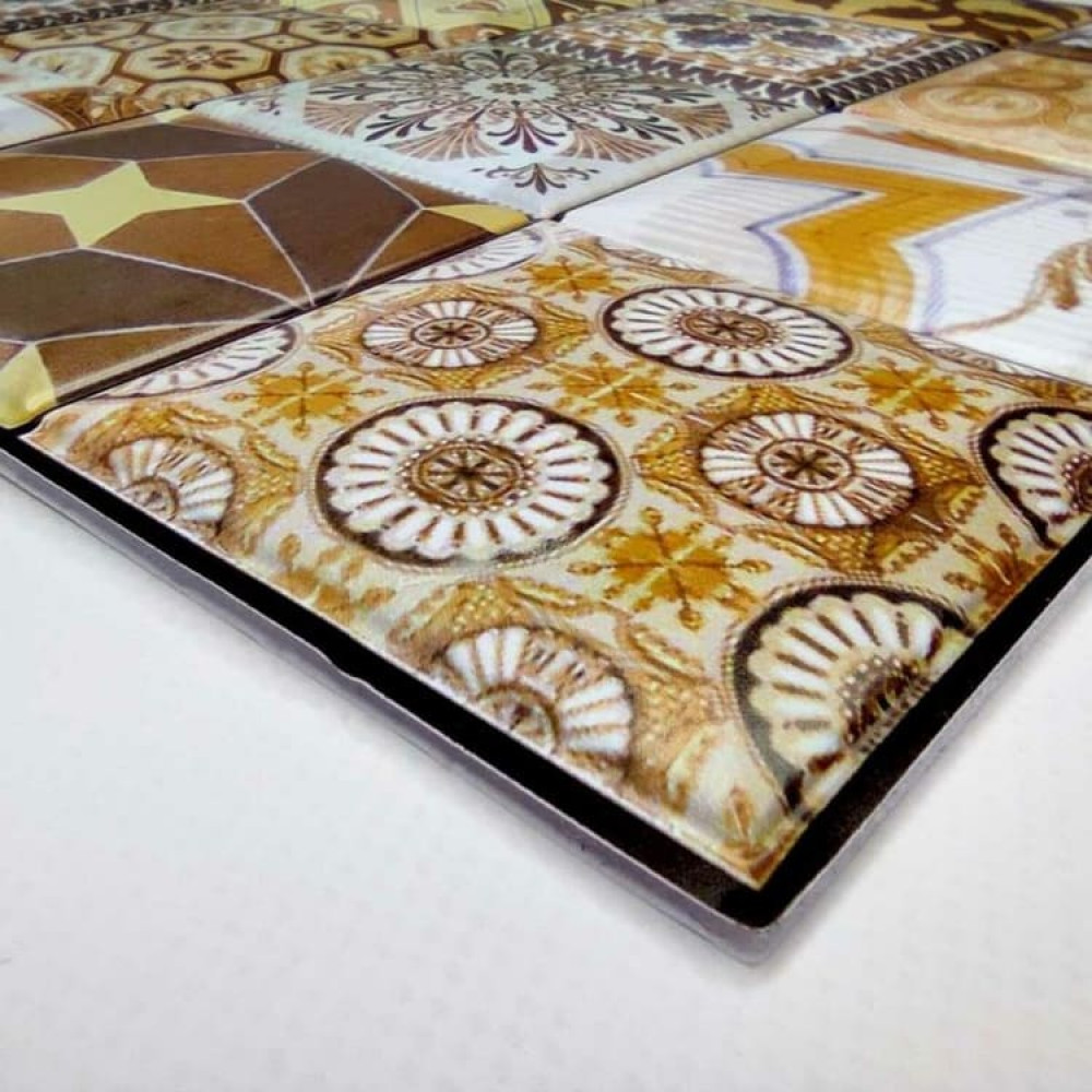 Декоративна ПВХ плитка на самоклейці, квадрат, 300х300х5мм (СПП-604)