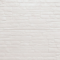 Самоклеюча 3D панель культурний камінь білий 700х600х8мм (191) SW-00000070