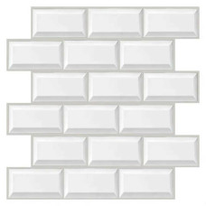 Декоративна ПВХ плитка на самоклейці цегла 300х300х5мм, ціна за 1. (СПП-501) SW-00000665