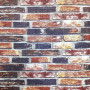 Самоклеюча 3D панель Sticker wall під катеринославську цеглу 48, 700x770x5мм