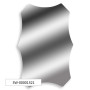 Дзеркальна наліпка (акрил) 3D 40*60cm*2mm Silver (S) SW-00001521