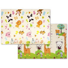 Дитячий складаний розвиваючий термо килимок "Зоопарк - Ростомір" 200х150х1см (232) SW-00000134