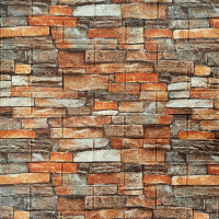 Самоклеюча 3D панель Sticker wall під катеринославську цеглу 58, 700x770x5мм