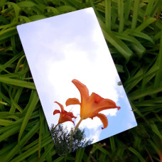 Дзеркальна наліпка (акрил) 3D 40*60cm*2mm Silver (S) SW-00001524