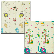 Дитячий складаний розвиваючий термо килимок "Ростомір | Слоник" 175х155х1см без сумки (250) SW-00000278