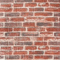Самоклеящаяся 3D панель Sticker wall под екатеринославский кирпич 43, 700x770x5мм