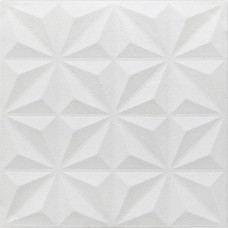 Самоклеюча декоративна настінно-стельова 3D панель зірки 700х700х5мм (116) SW-00000008