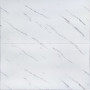 Самоклеюча 3D панель біла мармурова плитка 700х700х4мм (364) SW-00001142