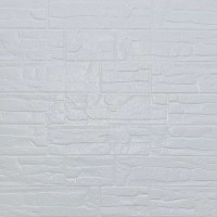 Самоклеюча 3D панель Sticker wall біла рвана цегла 155, 700x770x5мм