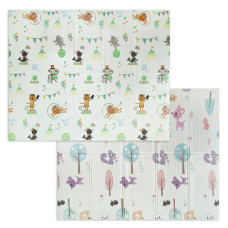 Дитячий складаний розвиваючий термо килимок 150х200х1см "Цирк | Ліс" (270) SW-00000867