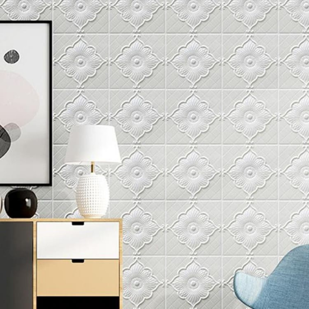 Самоклеюча 3D панель Sticker wall декор 163, 700x700x5,5мм