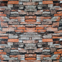 Самоклеящаяся 3D панель Sticker wall под екатеринославский кирпич 45, 700x770x3мм