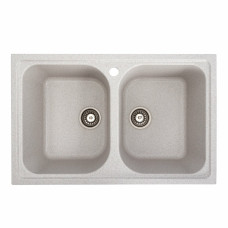 Гранітна мийка для кухні Platinum 7950 Equatoria глянець Топаз