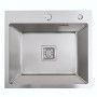 50*45 Мийка нержавійка Platinum Handmade HSB (квадратний сифон 3,0/1,0)