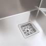 50*45 Мийка нержавійка Platinum Handmade HSB (квадратний сифон 3,0/1,0)