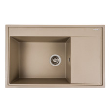 Гранітна мийка для кухні Platinum 7950 AZURIT матовий Титан