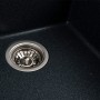 Гранітна мийка для кухні Platinum 4040 RUBA матовий антрацит