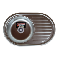 Кухонна мийка з нержавіючої сталі Platinum ДЕКОР 7750 (0,6/170 мм)