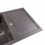 Гранітна мийка для кухні Platinum 7850 TROYA матова Мікс