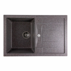Гранітна мийка для кухні Platinum 7850 TROYA матова Мікс
