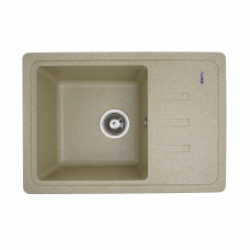 Гранітна мийка для кухні Platinum 6243 LIANA матова Беж