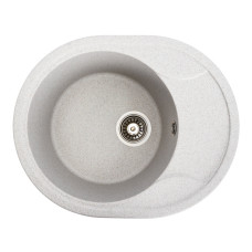 Гранітна мийка для кухні Platinum 5847 ONYX матова (топаз)