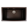 Гранітна мийка для кухні Platinum 7945 Paruana матова Темна скеля