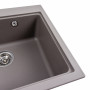 Гранітна мийка для кухні Platinum 5852 VESTA матова Дюна