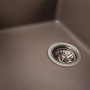 Гранітна мийка для кухні Platinum 7850 TROYA матова Дюна