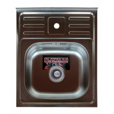 Кухонна мийка з нержавіючої сталі Platinum САТИН 5060 (0,5/160 мм)