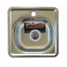 Кухонна мийка з нержавіючої сталі Platinum ПОЛІРОВКА 3838 (0,6/160 мм)