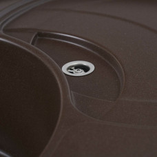 Гранітна мийка для кухні Platinum 7750 GAZZO глянець Мокко