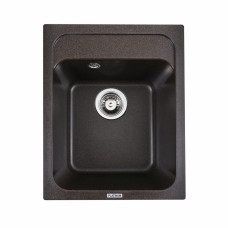 Гранітна мийка для кухні Platinum 4050 KORRADO матова Шоколад