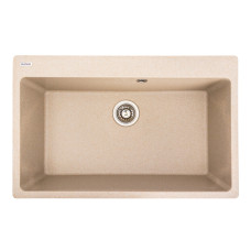 Гранітна мийка для кухні Platinum 7850 Bogema матова (сафарі)