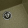 Гранітна мийка для кухні Platinum 5444 OASIS матова Беж
