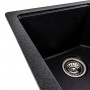 Гранітна мийка для кухні Platinum 7850 HARMONY матовий Карбон