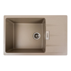 Гранітна мийка для кухні Platinum 7850 ROMA матовий Титан