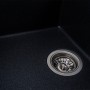Гранітна мийка для кухні Platinum 6550 LOTOS матовий Карбон