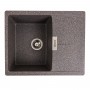Гранітна мийка для кухні Platinum 6250 ZIRKONE матовий мікс