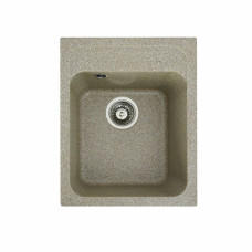 Гранітна мийка для кухні Platinum 4050 RUBY глянець Карамель