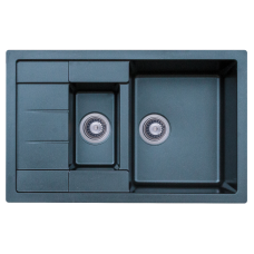 Гранітна мийка для кухні Platinum 7850W TOSKANA матова Мокко