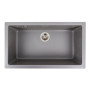 Гранітна мийка для кухні Platinum 7945 Paruana матова (сірий мусон)