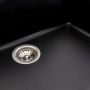 Гранітна мийка для кухні Platinum 7945 Paruana матова (чорна)