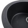 Гранітна мийка для кухні Platinum 5847 ONYX матовий Карбон