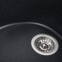 Гранітна мийка для кухні Platinum 5847 ONYX матовий Карбон