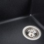Гранітна мийка для кухні Platinum 6243 LIANA матовий Карбон
