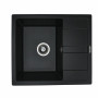 Гранітна мийка для кухні Platinum матова 5851 ARIA Чорна GOLD