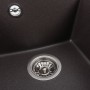 Гранітна мийка для кухні Platinum 4150 SOKIL матовий Гренадін